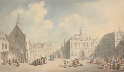 View of the Market Place at Juliers in Westphalia